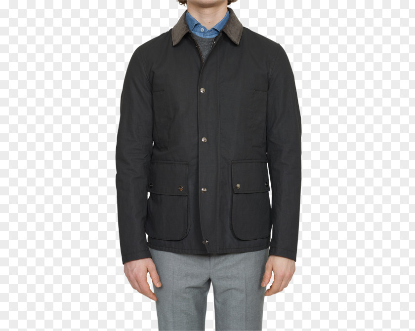 Canvas Jacket With Hoodie Waxed Cotton Lining PNG