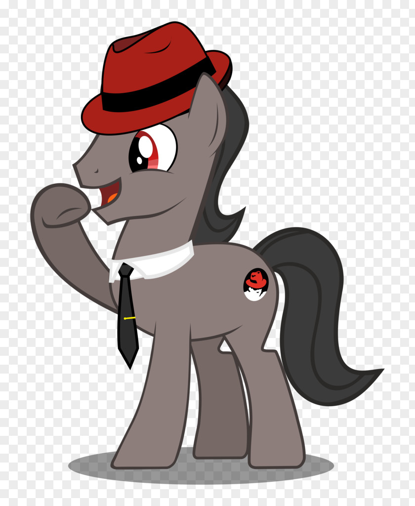 Linux Pony Fedora OpenSUSE Red Hat PNG