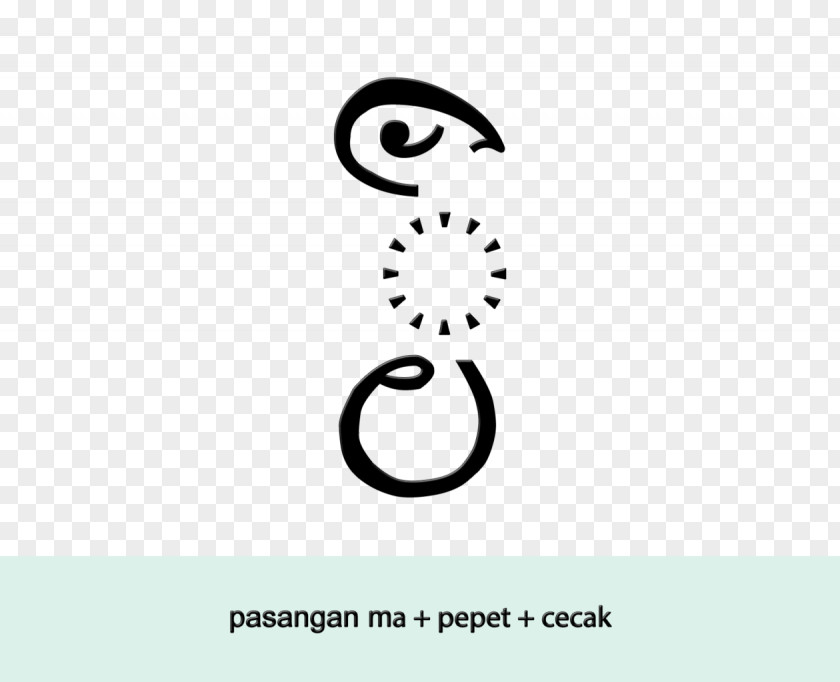 Maça Javanese Script Writing System Logo White PNG