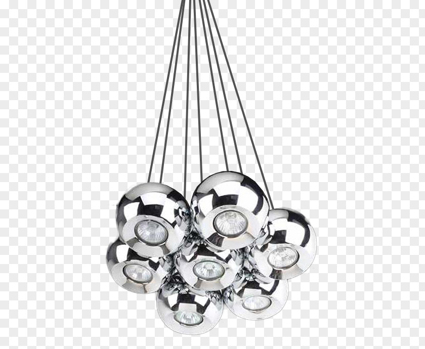 Stock Clearance Hanging Character Silver Chandelier Ceiling PNG