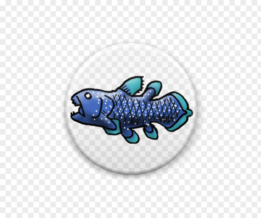 Coelacanthiformes Deep Sea Organism Fish Badge PNG