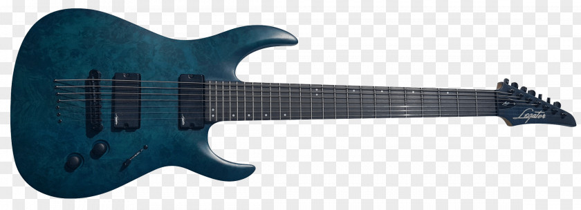 Electric Guitar Seven-string Blue PNG