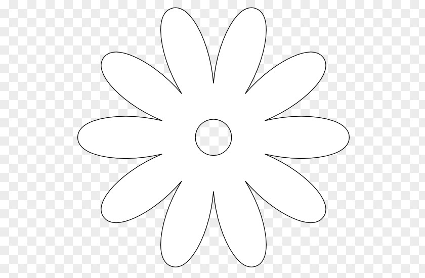 Flower Common Daisy Pattern Stencil Petal PNG