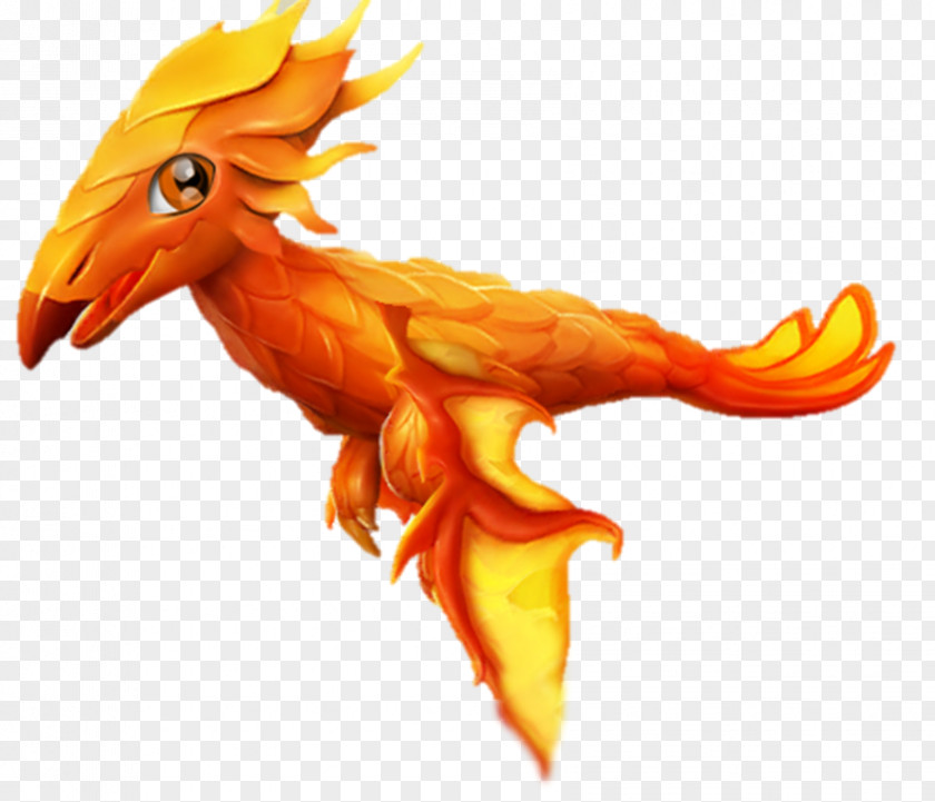 Flying Phoenix Dragon Mania Legends City PNG