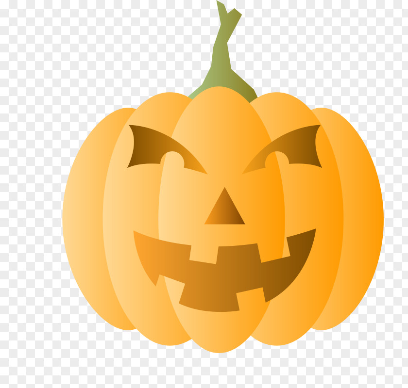Girly Pumpkin Faces Halloween Clip Art PNG