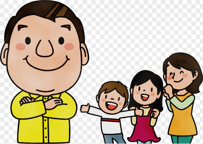 Interaction Friendship Cartoon People Animated Social Group Child PNG