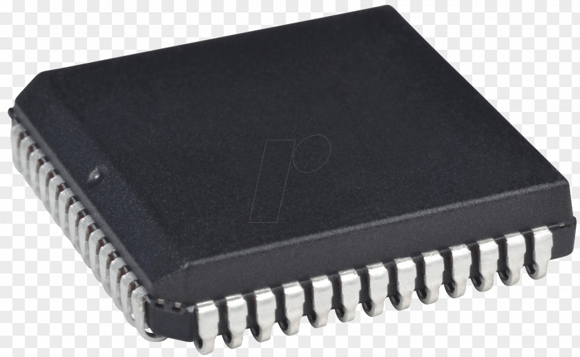 Microcontroller Electronics Freescale 68HC11 Chip Carrier Electronic Component PNG