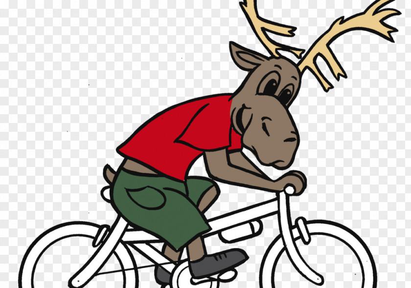 Reindeer Character Cartoon Clip Art PNG