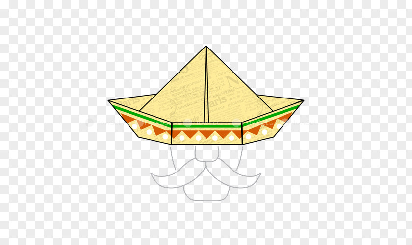 Hat Mexican Clothing Origami Clip Art PNG