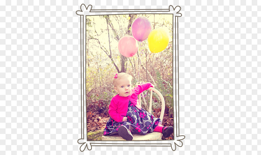 Hugs And Kisses Toddler Picture Frames Balloon Pink M Image PNG