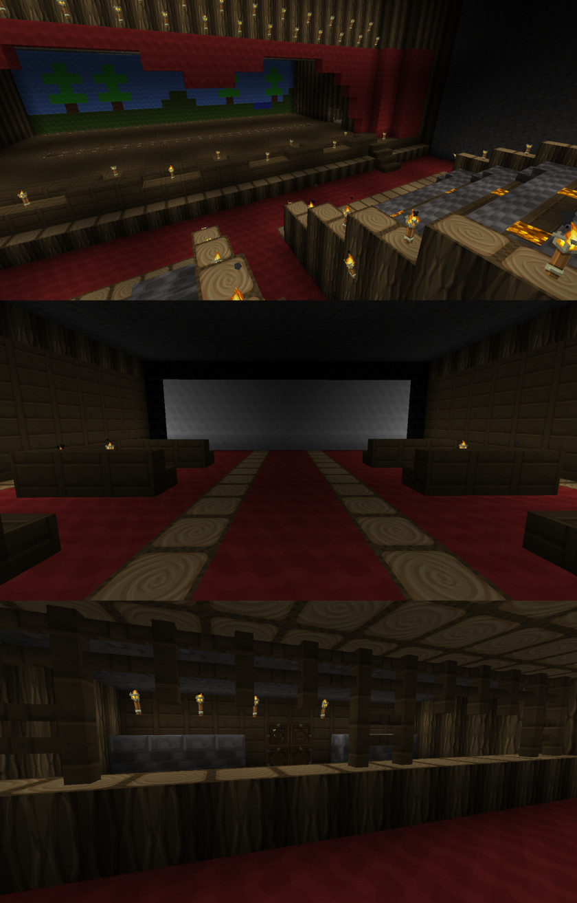 Movie Theatre Minecraft: Pocket Edition Stage Theater PNG