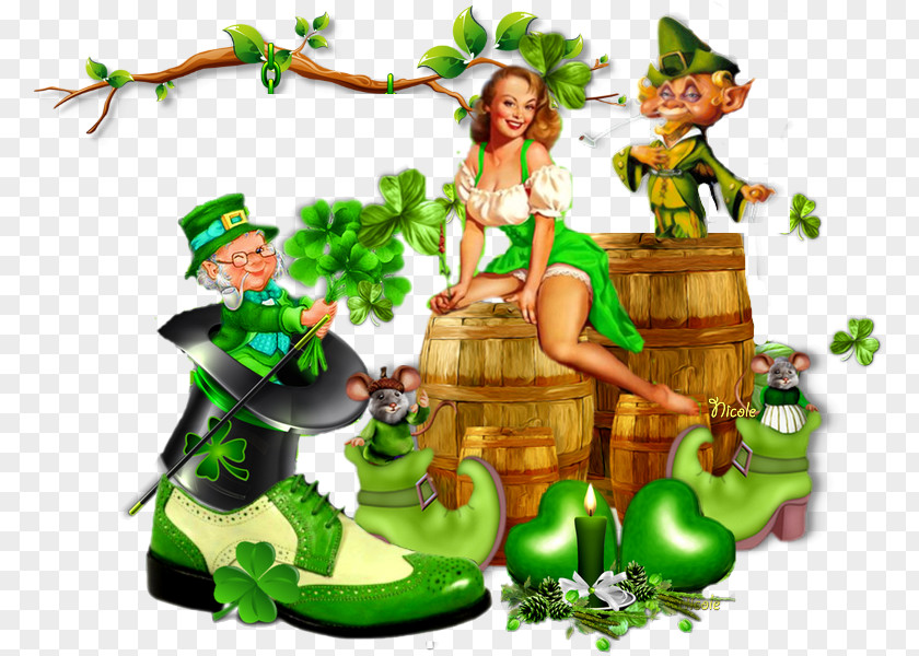 St. Patrick's Tradition Cartoon Tree Legendary Creature PNG