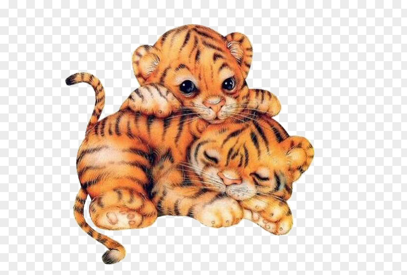 Tiger Animation Greeting Blog PNG