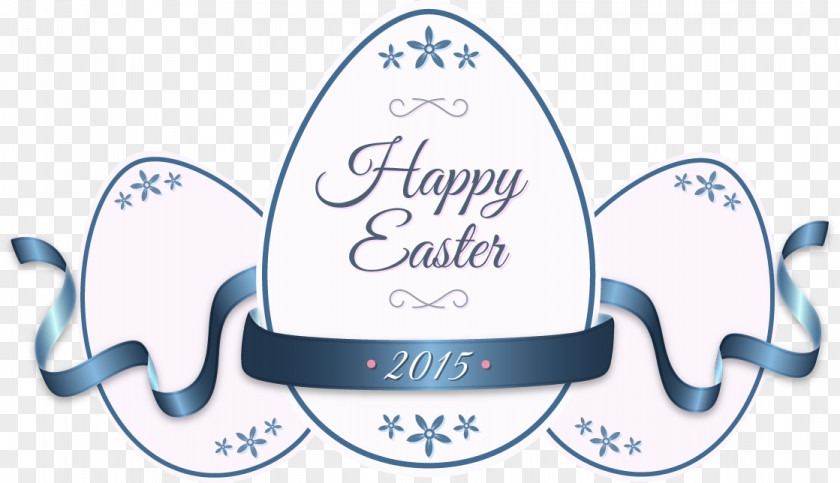 Vector Hand-painted Easter Eggs Bunny Egg Greeting Card PNG