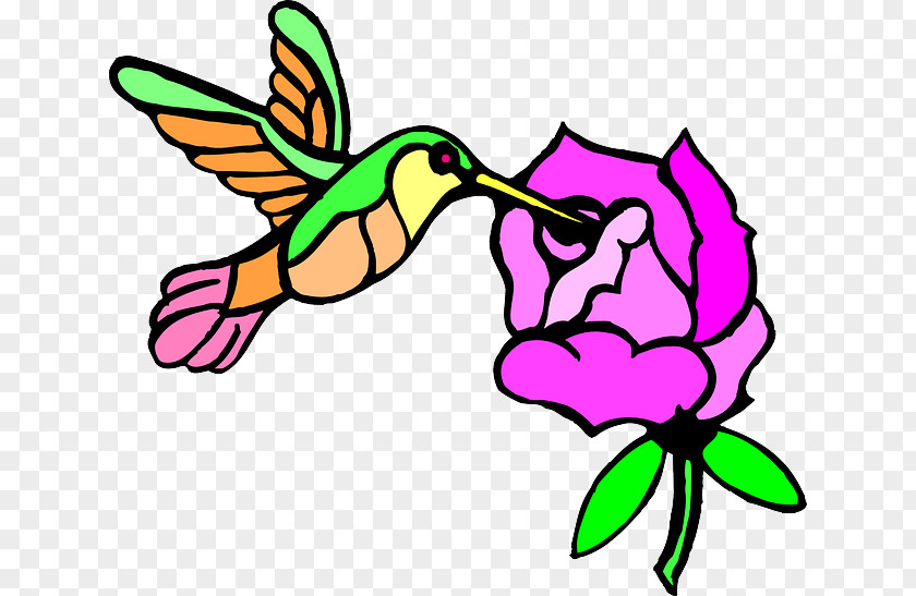 Flower Hummingbird Clip Art Openclipart Image PNG