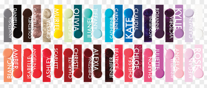Gel Nails Color Chart Cosmetics PNG