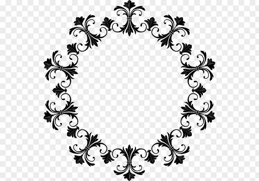 Round Vintage Vector Graphic Frames Picture Frame Clip Art PNG