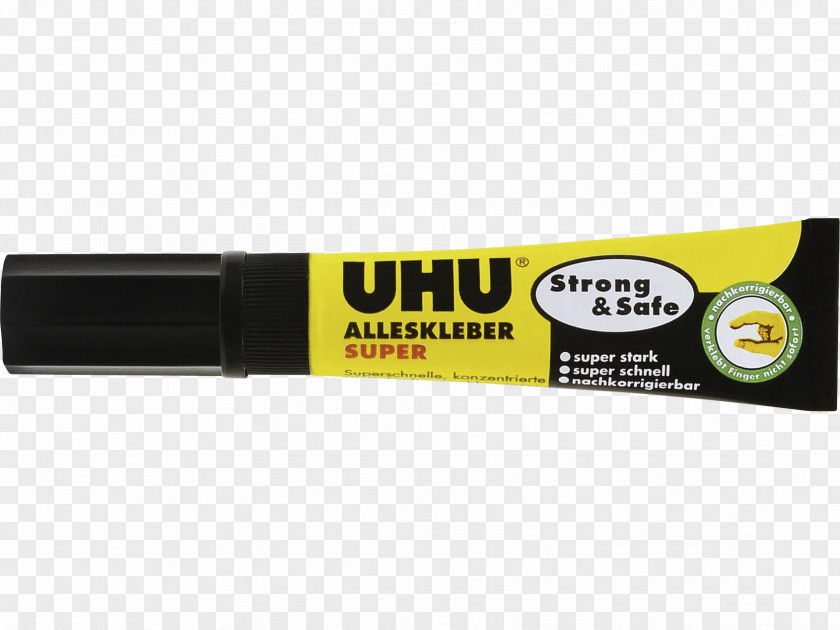 Uh UHU Adhesive Alleskleber Material Cyanoacrylate PNG