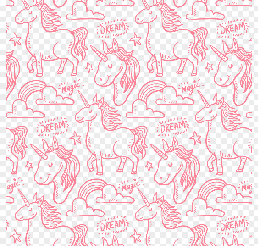 Vector Red Pony PNG