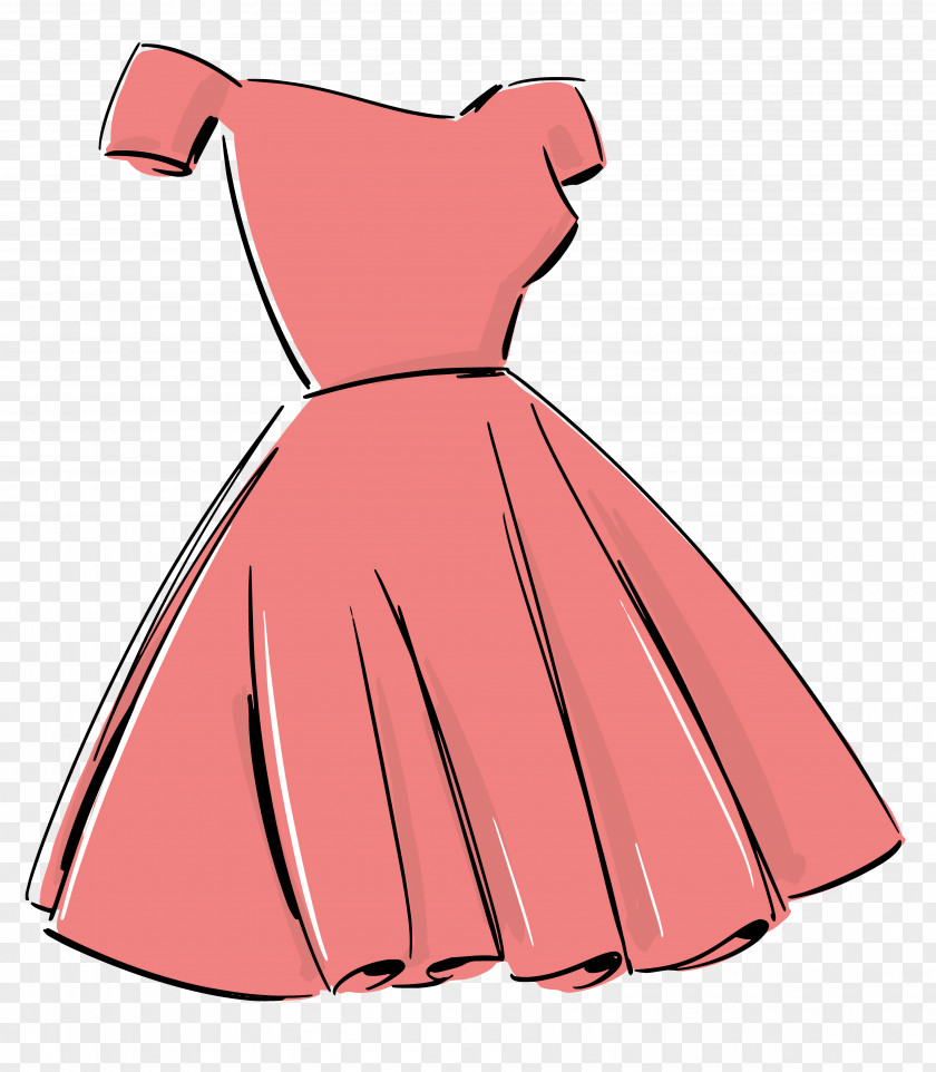 Hand-painted Dresses Dress Skirt Clip Art PNG