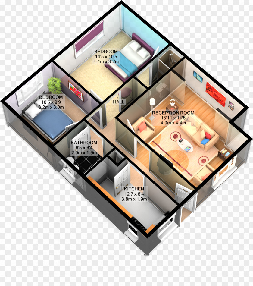 House Floor Bedroom Porch PNG