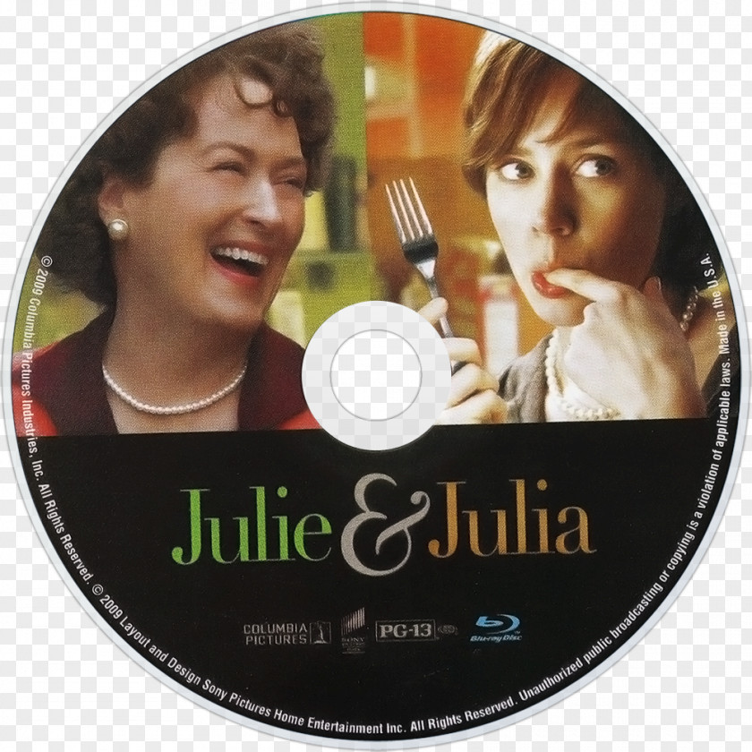 Julie Julia Meryl Streep & Compact Disc Blu-ray DVD PNG