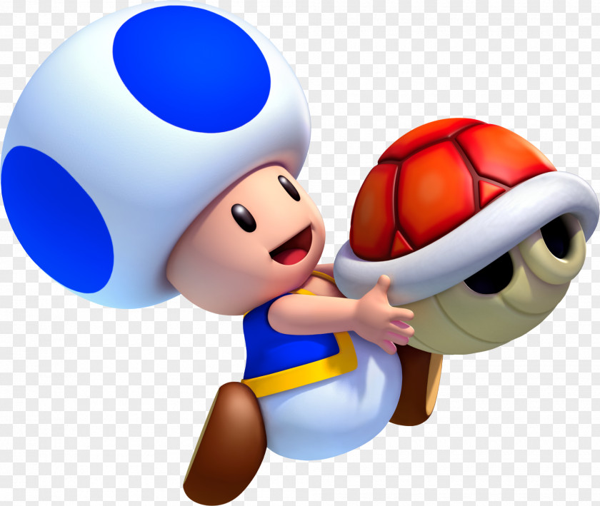 Luigi Mario & Yoshi New Super Bros. U Toad PNG