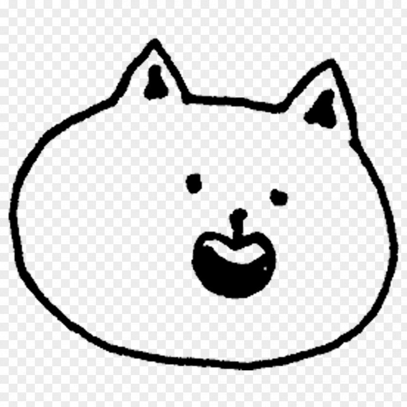 Whiskers Cat Snout Line Meter PNG