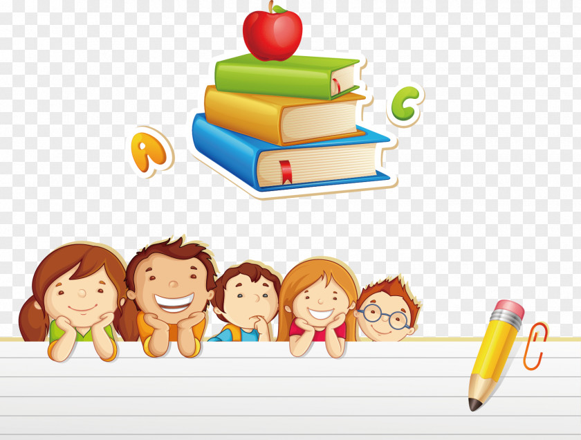 Back To School Child Euclidean Vector Illustration PNG