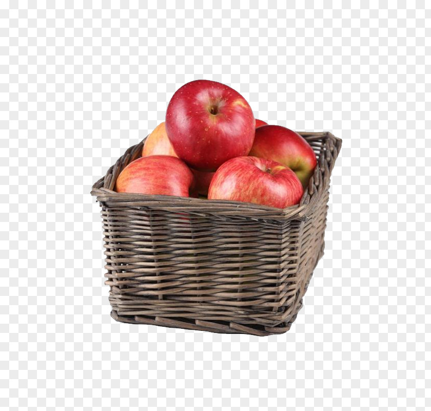 Fresh Basket Filled With Apple Elements Software Clip Art PNG