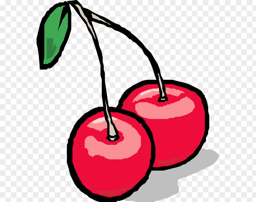 Hand-painted Cherry Fruit Set Element Cartoon Clip Art PNG
