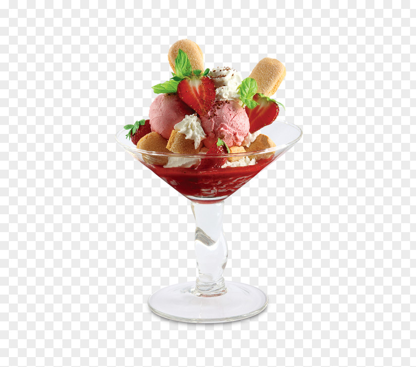 Ice Cream Sundae Knickerbocker Glory Parfait Sorbet PNG