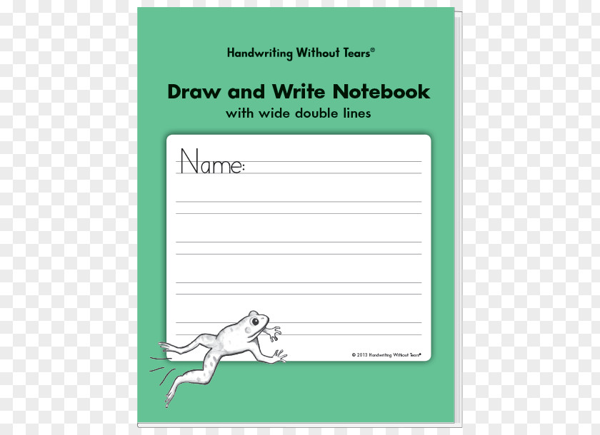 Paper Draw And Write Notebook: With Wide Double Lines Drawing Handwriting PNG