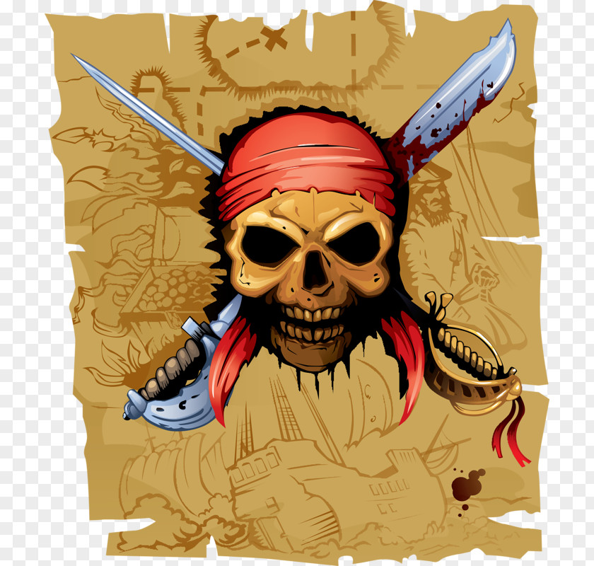 Pirate Flag Piracy Cdr Clip Art PNG