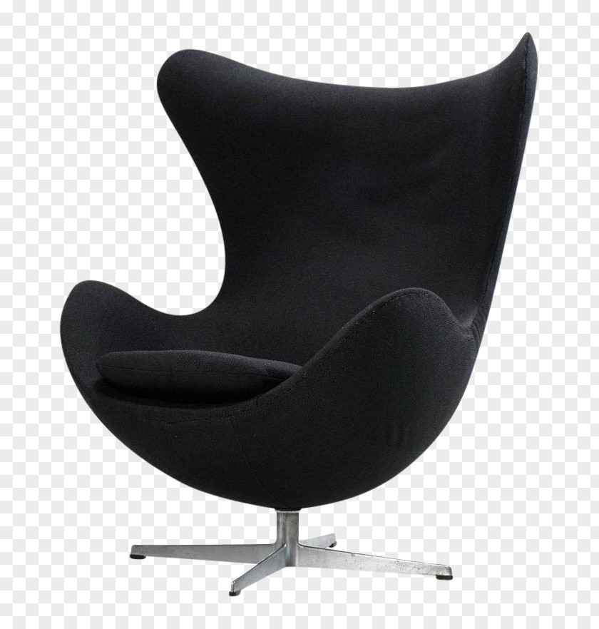 Egg Model 3107 Chair Ant Danish Modern PNG