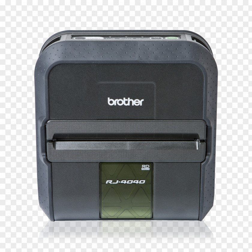 Laptop Brother RJ-4040 Mobiler Label Printer Industries Printing PNG