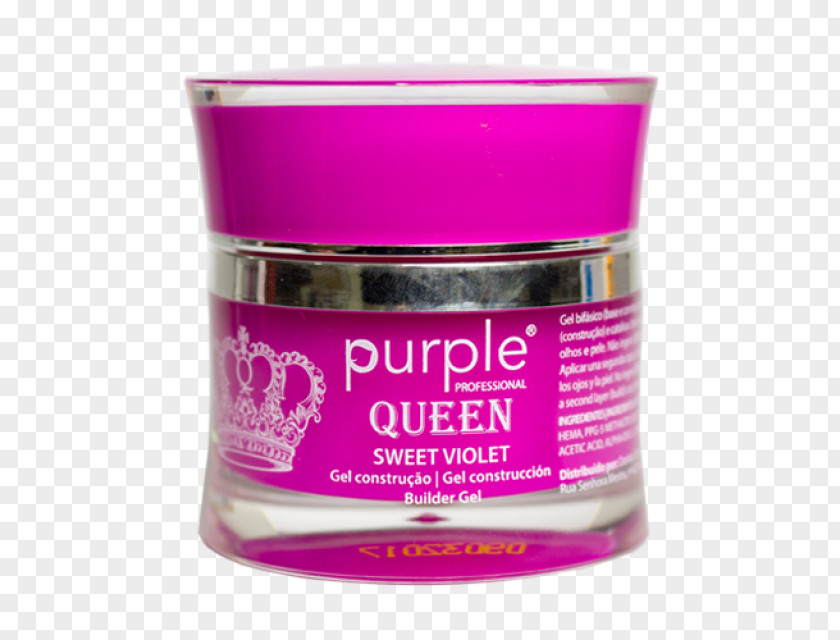 Sage Queen Gel Purple Violet Glitter PNG