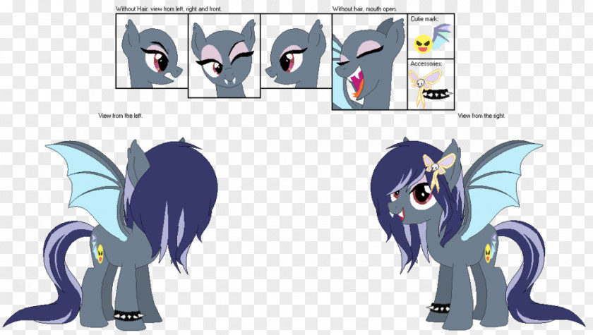 Bat Pony Vampire Horse Rarity PNG