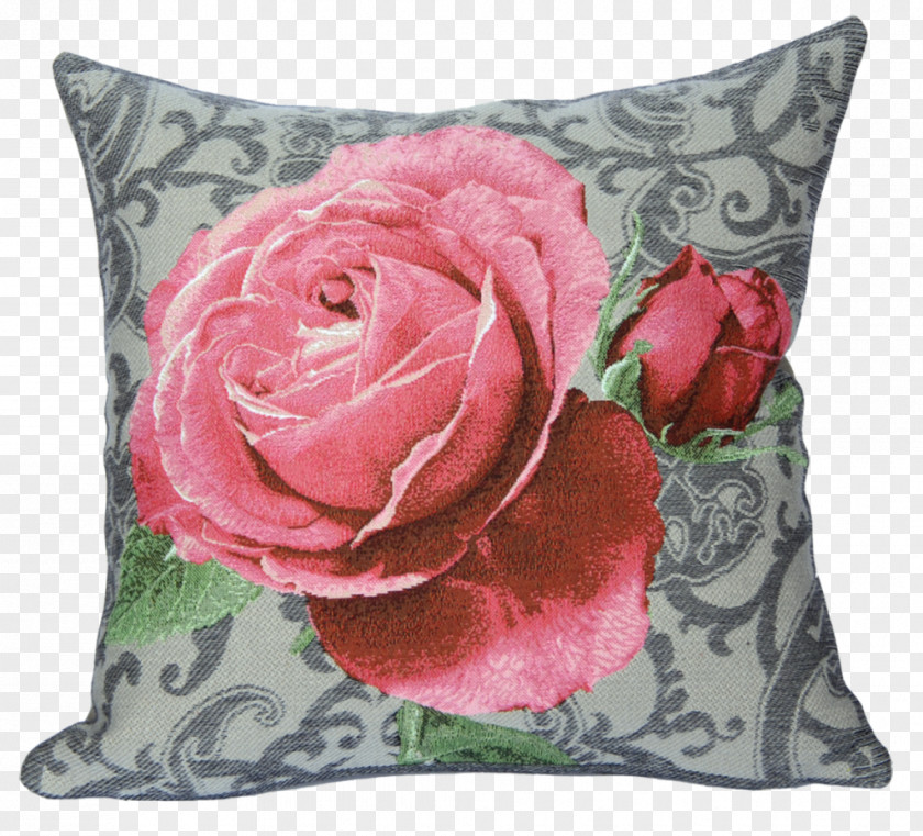 Pillow Cushion Throw Pillows France Garden Roses PNG