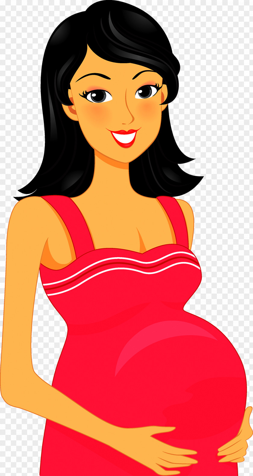 Pregnant Woman Pregnancy Mother Cartoon Clip Art PNG