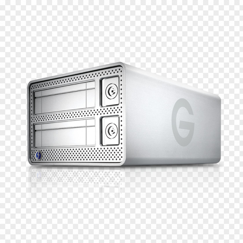 Thunderbolt Data Storage Hard Drives G-Technology Disk Enclosure PNG