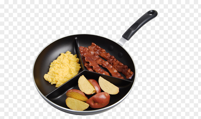 Frying Pan Scrambled Eggs Dish Tableware PNG