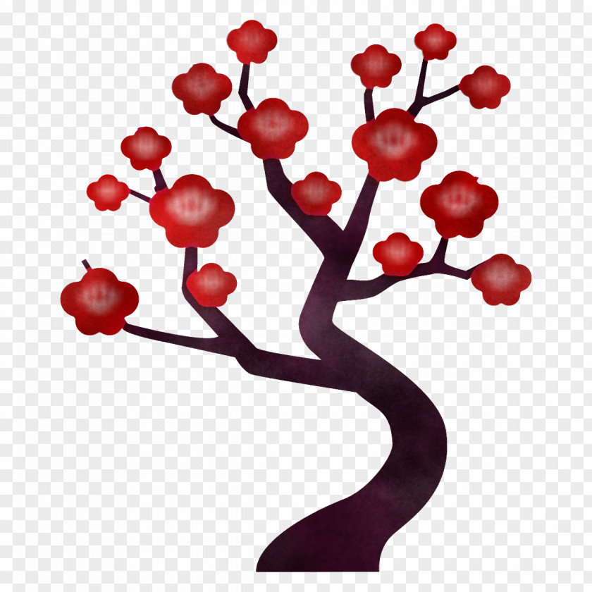 Plum Tree Winter Flower PNG