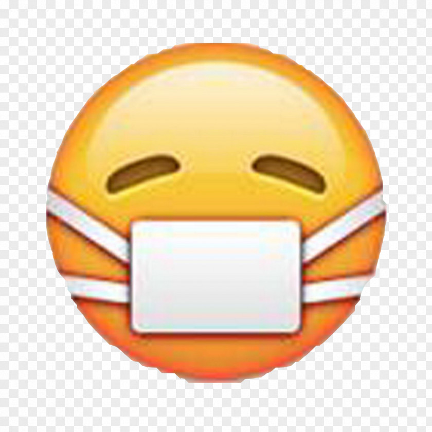 Angry Emoji Surgical Mask Medicine Sticker PNG