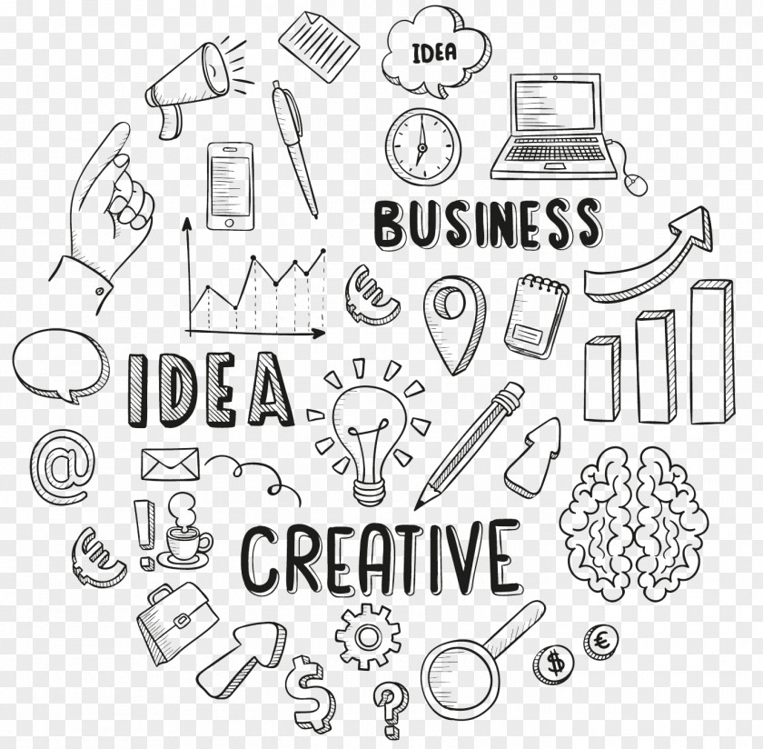 Business Idea Drawing Creativity Sketch PNG