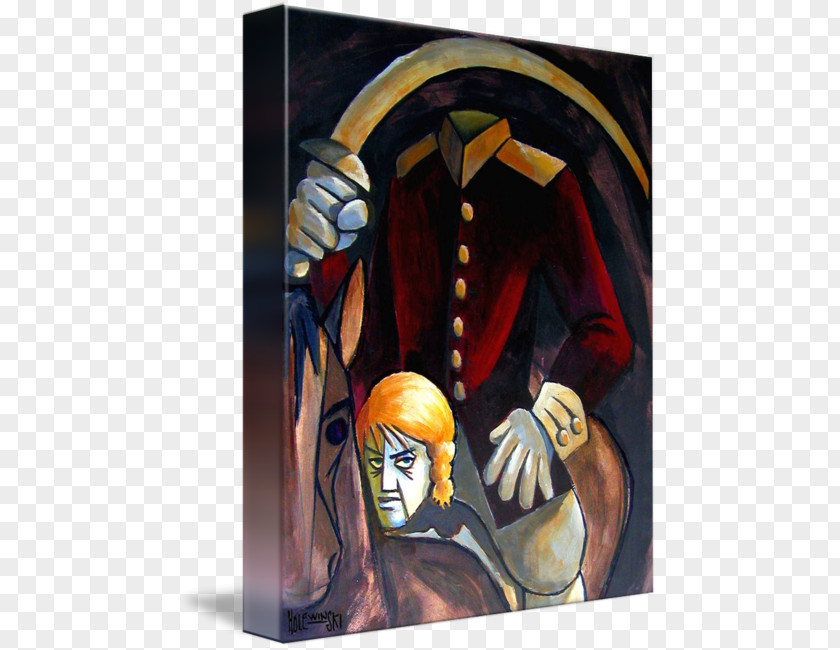 Headless Horseman Modern Art Painting Architecture PNG