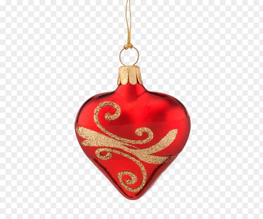 Heart-shaped Ornament Christmas PNG