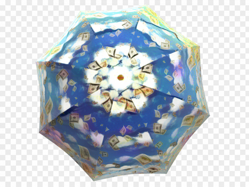 Morning Glory Kaleidoscope Umbrella Cartoon PNG