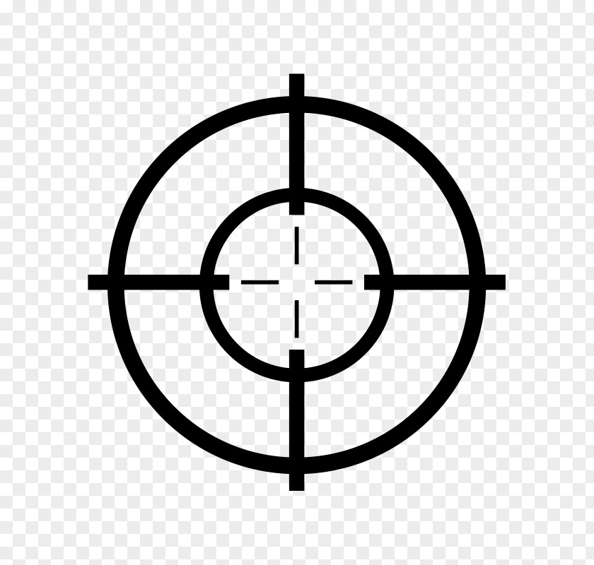 Reticle Shooting Target Clip Art PNG