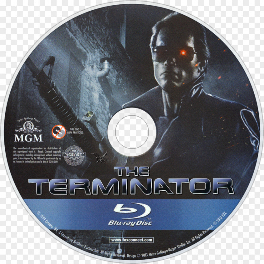 The Terminator Blu-ray Disc Compact DVD Digital Copy PNG
